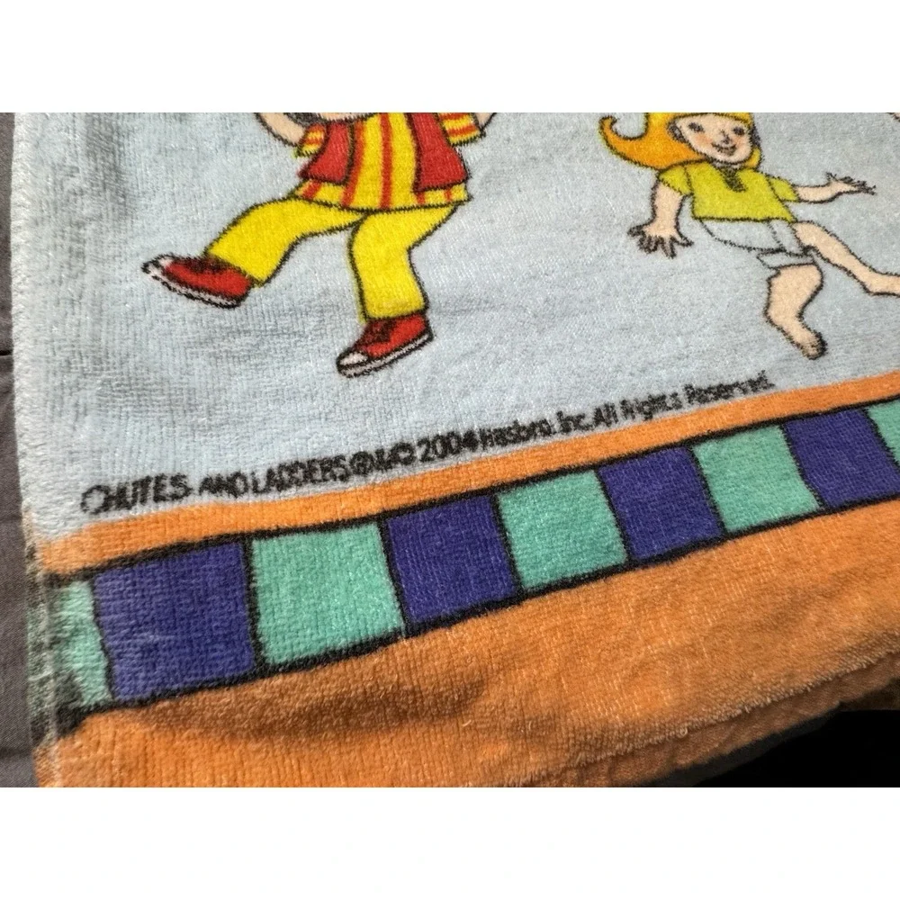 Chutes And Ladders Beach/Pool Towel With Game Pieces 57